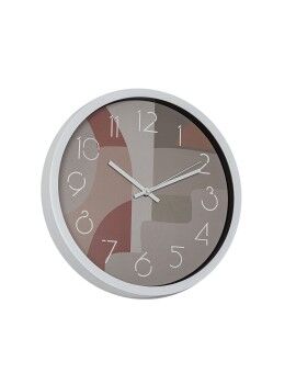 Reloj de Pared Romimex Blanco Verde Rosa Poliestireno 30 x 30 x 4 cm