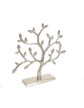 Escultura Romimex Plateado Árbol 44 x 44 x 9 cm