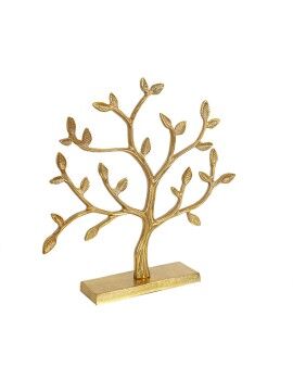 Escultura Romimex Dorado Árbol 44 x 44 x 9 cm