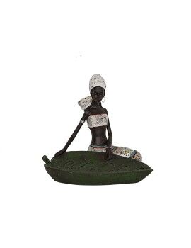 Figura Decorativa Romimex Castanho Africana 20 x 19 x 20 cm