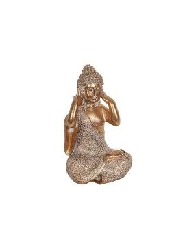 Figura Decorativa Romimex Dorado Buda 15 x 24 x 13 cm