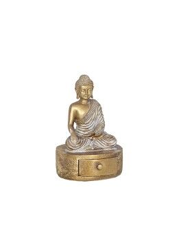 Figura Decorativa Romimex Dorado Buda 11 x 16 x 11 cm