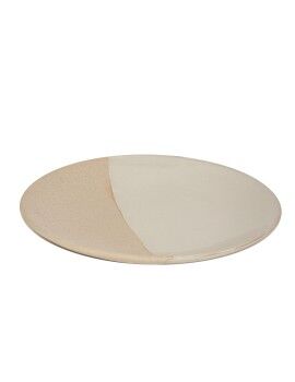 Centro de Mesa Romimex Blanco Beige 31 x 4 x 31 cm Redondo