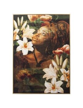 Pintura Alexandra House Living Madeira Bloemen Mulher 100 x 4 x 140 cm