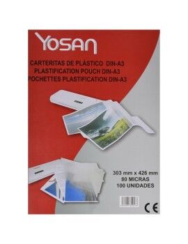 Fundas de plastificar Yosan Transparente A3