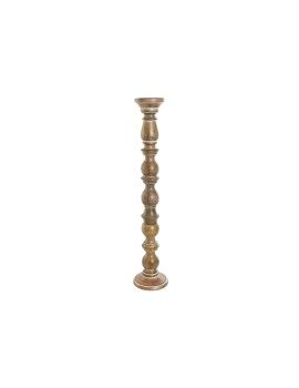 Candelabro Home ESPRIT Castanho Madeira de mangueira Natural Romântico 15 x 15 x 76 cm