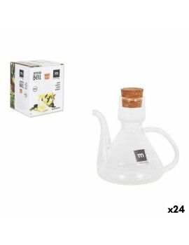 Aceitera La Mediterránea Bell Vidrio de Borosilicato Con Tapa Silicona (24 Unidades) (125 cc)