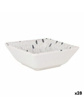 Cuenco La Mediterránea Barroc Porcelana Blanco 13 x 13 x 5 cm (28 Unidades)