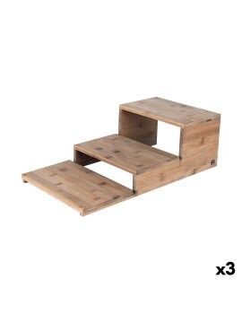 Suporte Inde Bambu 51 x 26,5 x 16,2 cm (3 Unidades)