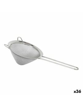 Passador de Aço Inoxidável Quttin Cónico Aço inoxidável (36 Unidades) (16 cm)