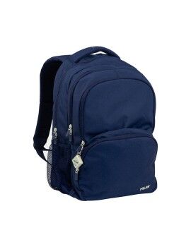 Mochila Escolar Milan serie 1918 Azul Marinho 25 L