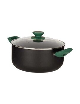 Cacerola Negro Verde Ø 24 cm Aluminio (4,5 L)