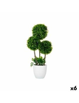 Planta Decorativa Bol Plástico 19 x 46 x 14 cm (6 Unidades)