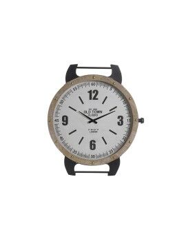 Reloj de Pared DKD Home Decor Natural MDF Blanco Hierro (52 x 5 x 60 cm)