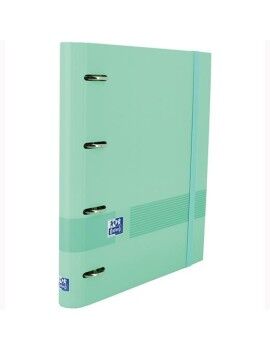 Carpeta de anillas Oxford Europeanbinder Menta A4 A4+