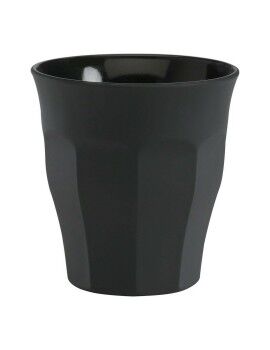 Vaso Duralex Picardie Negro Cristal 6 Piezas 90 ml