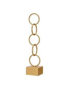 Figura Decorativa Aros Dorado Metal (12,5 x 60,5 x 12,5 cm)