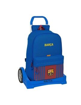 Mochila Escolar com Rodas F.C. Barcelona