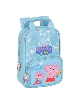 Mochila Infantil Peppa Pig Baby Azul Claro (20 x 28 x 8 cm)