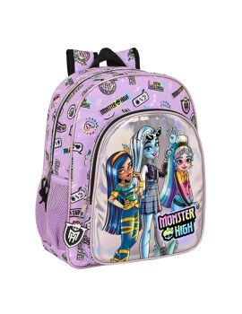 Mochila Escolar Monster High Best boos Lila 32 X 38 X 12 cm