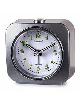 Tafelklok Timemark Cinzento Verde Plástico 9 x 9 x 4 cm