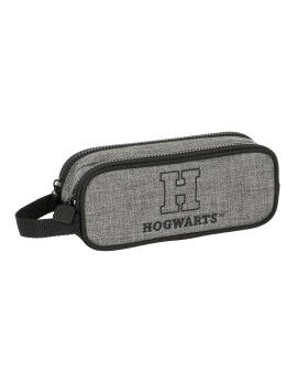 Portatodo Doble Harry Potter House of champions Negro Gris 21 x 8 x 6 cm