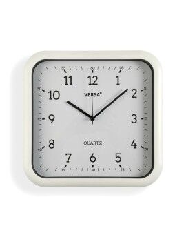 Reloj de Pared Versa Blanco Plástico Cuarzo 3,5 x 28,5 x 29,5 cm