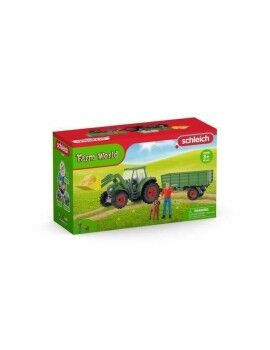 Figura articulada Schleich Tracteur avec remorque