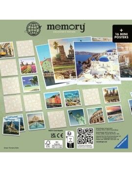 Jogo Educativo Ravensburger Memory: Collectors' Memory - Voyage Multicolor (ES-EN-FR-IT-DE)