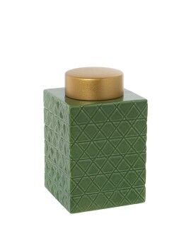 Tibor Alexandra House Living Verde Dourado Cerâmica 16 x 16 x 26 cm