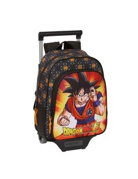 Mochila Escolar com Rodas Dragon Ball Preto 27 x 33 x 10 cm