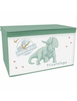 Caixa de Armazenagem Fun House Jurasic World Dinosaur Verde 55,5 x 34,5 x 34 cm