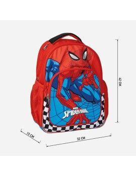 Mochila Escolar Spider-Man Vermelho 32 x 15 x 42 cm