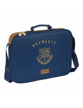 Cartera Escolar Harry Potter Magical Azul marino Marrón 38 x 6 x 28 cm