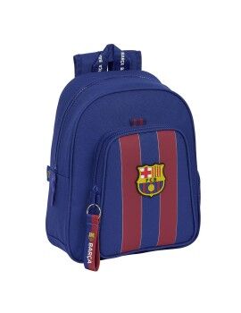 Mochila Escolar F.C. Barcelona Vermelho Azul Marinho 27 x 33 x 10 cm