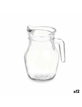 Jarra Transparente Vidrio 500 ml (12 Unidades)