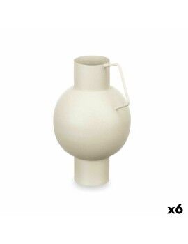 Vaso Esfera Marrom claro Aço 15 x 23 x 13 cm (6 Unidades)