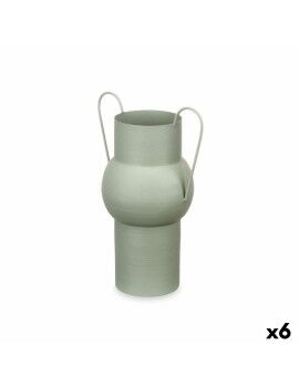 Vaso Verde Aço 22 x 32 x 14 cm (6 Unidades)