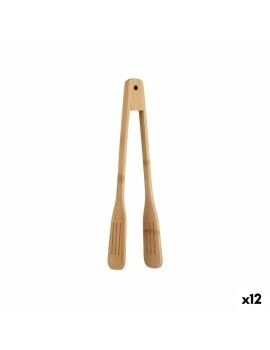 Pinzas de Cocina Bambú 30,5 x 5 x 5,5 cm (12 Unidades)