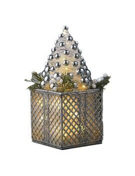 Árvore de Natal Decorativo Leve LED Branco quente (15 x 15 x 33 cm)