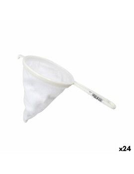 Colador   Blanco Plástico Franela Ø 12 cm (24 Unidades)