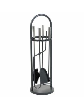 Utensílios para a Lareira Alexandra House Living Preto Ferro 22 x 68 x 22 cm