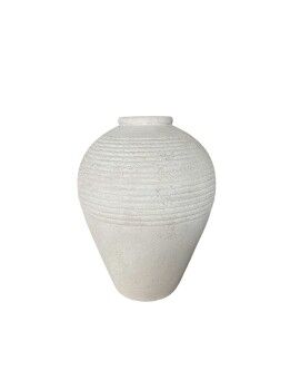 Vaso Romimex Branco Terracota 40 x 50 x 40 cm