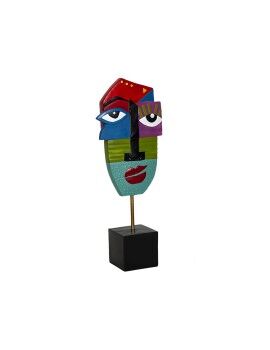 Figura Decorativa Romimex Multicolor Face 20 x 53 x 11 cm art deco