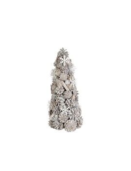 Árbol de Navidad Romimex Marrón Gris Polietileno Piña de pino Bolas de Navidad 19 x 42 x 19 cm