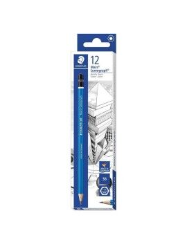 Lápis Staedtler Grafito Lumograph Conjunto 2 mm 3B (12 Unidades)