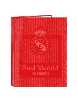 Pasta com argolas Real Madrid C.F. A4 (26.5 x 33 x 4 cm)