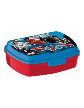 Fiambrera para Sandwich Spider-Man Great power Azul Rojo 17 x 5.6 x 13.3 cm