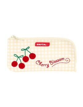 Bolsa Escolar Safta Cherry Bege (23 x 11 x 1 cm)