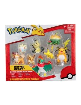 Figuras de Ação Bandai Pokémon Conjunto 8 Peças